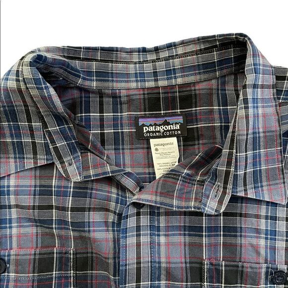 PATAGONIA Long Sleeve Organic Pima Cotton Shirt Size Large - Picture 3 of 7